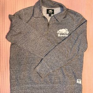 Roots 1/2 Zip Sweater L